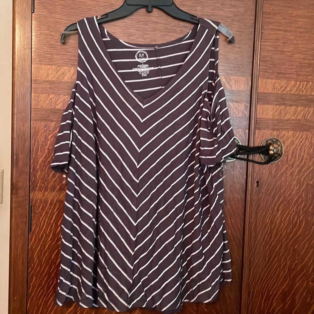 Maurice’s Cut Out Shoulder Blouse